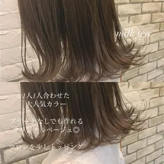 ミディアム カラー レイヤー/艶髪 🇰🇷Ryotaのヘアスタイル