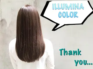 ショート ミディアム セミロング ロング カラー 沖 宜志のヘアスタイル