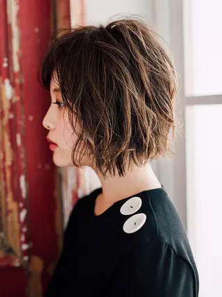 ショート Conforto店長 渡邊のヘアスタイル