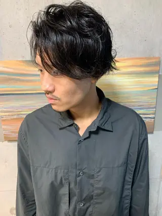 パーマ メンズ Beach 代表 KENTAのヘアスタイル