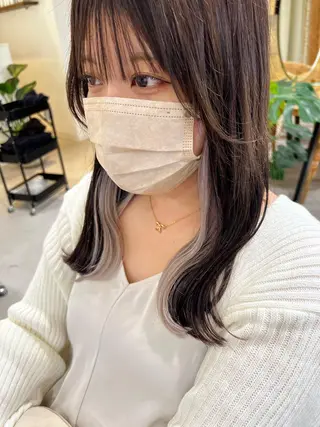 セミロング ココルアナ 豊中美容室のヘアスタイル