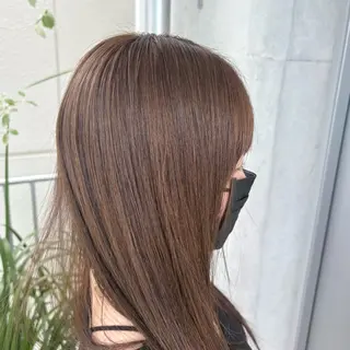 ロング カラー AOI🎀 顔周り カット/透明感カラーのヘアスタイル