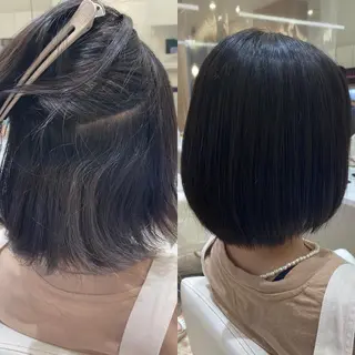 ミディアム カラー 🌿レイヤー/ブリー チ/🌿JINのヘアスタイル