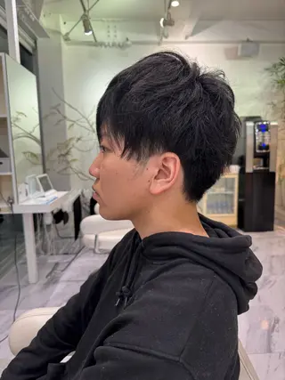 メンズ 新美 恵里子のヘアスタイル