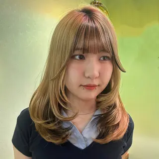 ミディアム 横浜🇰🇷韓国ヘア /レイヤー/エクステのヘアスタイル