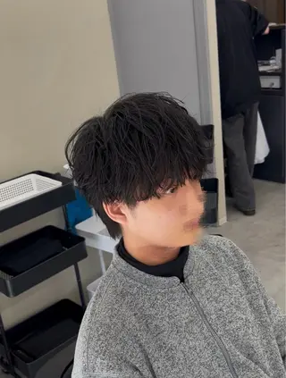 ショート カラー パーマ メンズ キッズ 【横浜メンズ特化】 💥りょうま💥のヘアスタイル