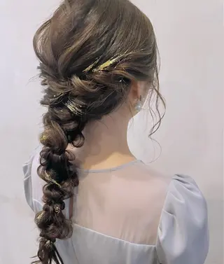 ロング ヘアアレンジ mayo 🐄🌈のヘアスタイル