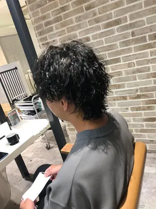 パーマ メンズ TOSHIKI｜ 上福岡メンズ｜副店長のヘアスタイル