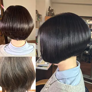 ショート 江袋 敏昭のヘアスタイル