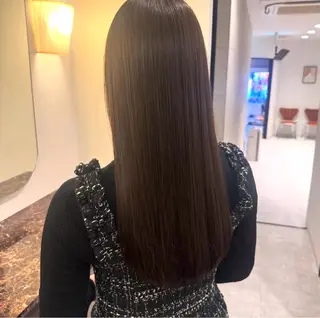 ロング カラー Ako  カット・ 縮毛矯正モデル募集のヘアスタイル