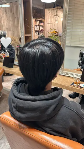 ショート カラー メンズ HARE nene🐿🍡のヘアスタイル