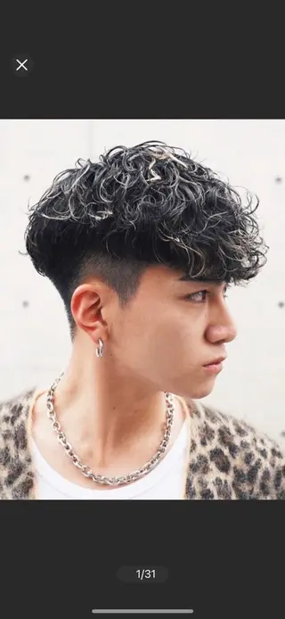 パーマ メンズ fifthパーマ特化 ユウリのヘアスタイル