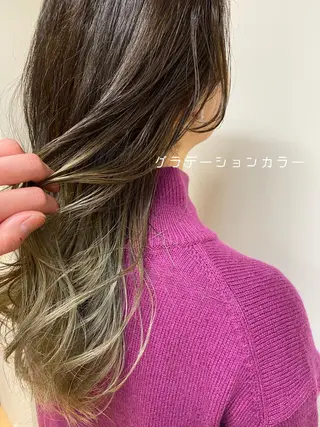 セミロング CASANE 大橋康智のヘアスタイル