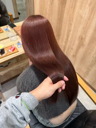 セミロング カラー 髪質改善*韓国ヘア* レイヤー*IBUKIのヘアスタイル