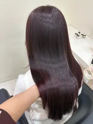 セミロング カラー ヘアアレンジ 💟RINNA 艶カラー💟のヘアスタイル
