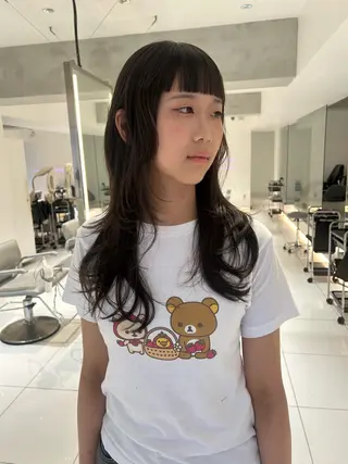 ロング カラー 海外レイヤー /NAGISAのヘアスタイル
