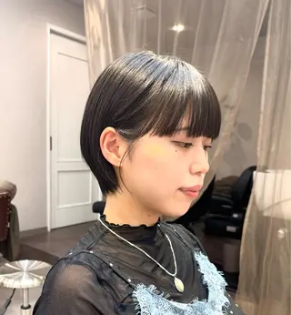 ショート 野口 咲愛のヘアスタイル