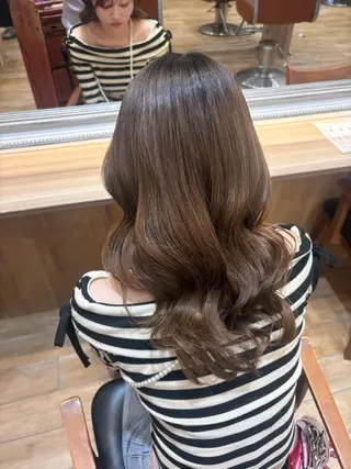 セミロング 平久保 唯那のヘアスタイル
