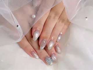 ネイル ワンホン韓国ちゅるん ネイル✨🎀AMIのネイルデザイン