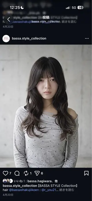 ロング カラー 🫧うる艶カラー ⛓️カミヤのヘアスタイル