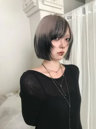 ショート HARUNA/原宿/ デザイン/カットのヘアスタイル