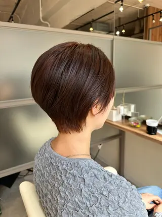 ショート カラー MAI/髪質改善/ 幹細胞トリートメントのヘアスタイル