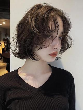 ショート パーマ レイヤーカット✨ 福井雄登のヘアスタイル