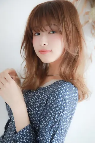 セミロング カラー マツエク・マツパ 横浜Bob美容師🤎 ERINAのヘアスタイル