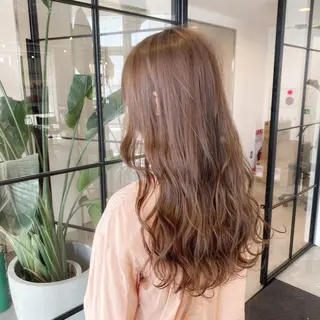 ロング ダブルカラーベージュ 新潟/万代/髙橋魁真のヘアスタイル