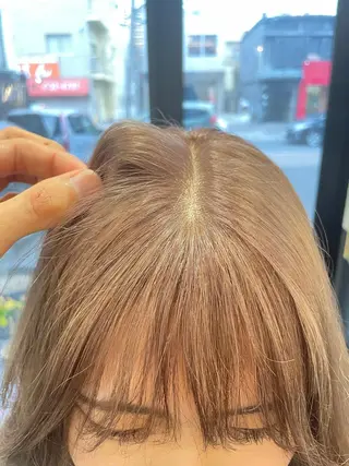 ミディアム カラー 🖤JIN🖤久留米 ハイトーン 髪質改善のヘアスタイル