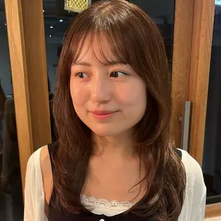 ロング 、 ハルナのヘアスタイル
