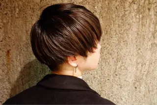 ショート カラー パーマ ヘアアレンジ メンズ ちこ .のヘアスタイル