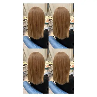 ミディアム カラー 店長✨レイヤー✖️ 髪質改善✖️韓国ヘアのヘアスタイル