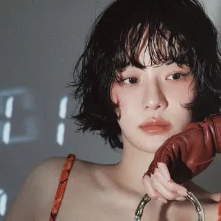 ショート パーマ 西山 凜のヘアスタイル
