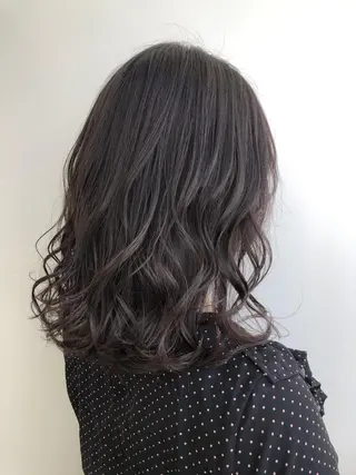 ミディアム カラー 【透明感、艶髪】西村 有司のヘアスタイル