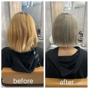 カラー Maison Toi 山﨑 麻生のヘアスタイル