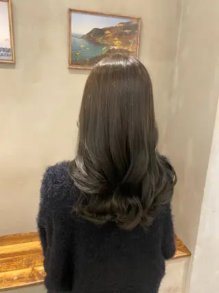 セミロング 新宿/顔周りカット +レイヤー=しずく♩のヘアスタイル
