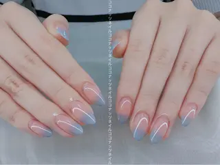 ネイル HOSHINO NAIL_長さだしのネイルデザイン
