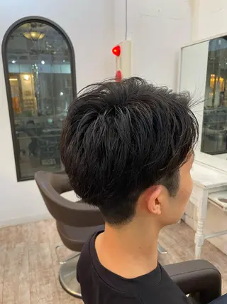 パーマ メンズ 杉山 蒼汰のヘアスタイル
