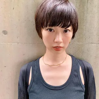 ショート カラー 中川 竜誠のヘアスタイル