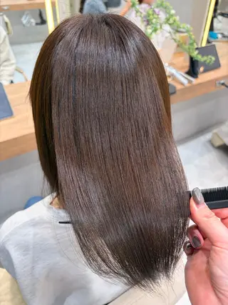 ミディアム 【透明感カラー🩶】 津田和希のヘアスタイル