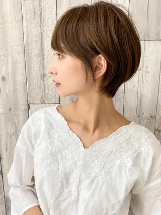 ショート カラー 【船堀個室】縮毛矯正 &ショートカット特化のヘアスタイル