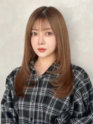 ロング 暗色カラー/レイヤー 🩶KAITOのヘアスタイル