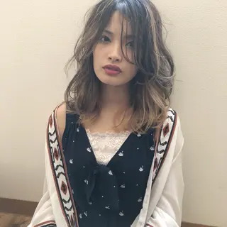 セミロング 吉川 ミチオ 【SHIKIO】のヘアスタイル