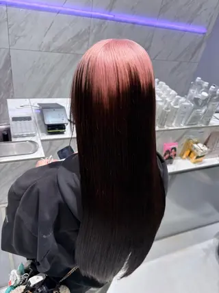 ロング カラー 新宿ケアブリーチ 🦖NANAのヘアスタイル