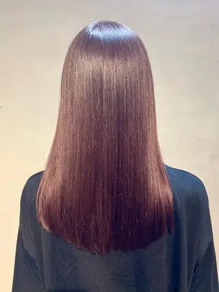 セミロング カラー 石木 美緒奈のヘアスタイル