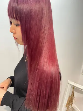 ロング カラー 大人ボブと似合 わせカラー/馬場 翼のヘアスタイル