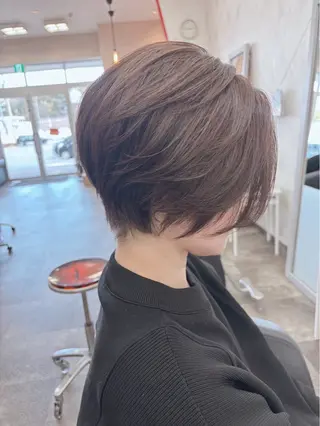 ショート カラー 山本 健生のヘアスタイル