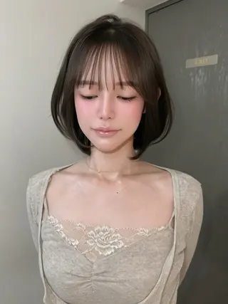 ショート カラー ゆうな/レイヤー‎ 🎀艶カラー/‎京都のヘアスタイル