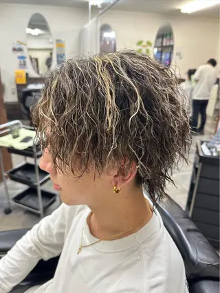 カラー パーマ メンズ ✂︎山﨑 涼太✂︎のヘアスタイル